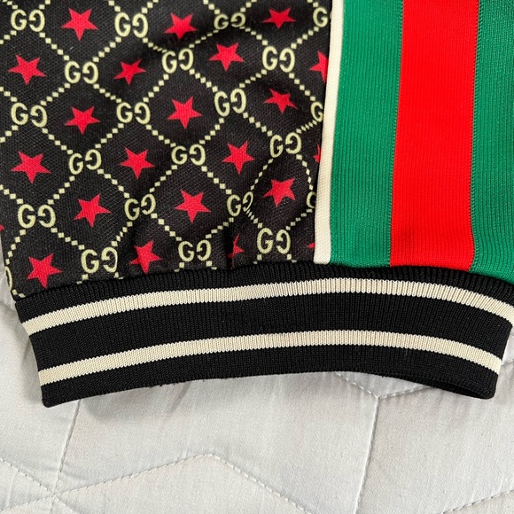 🛑SOLD🛑🎖GUCCI GG STAR PRINT TECHNICAL JERSEY PANTS🎖 - Picture 5 of 11